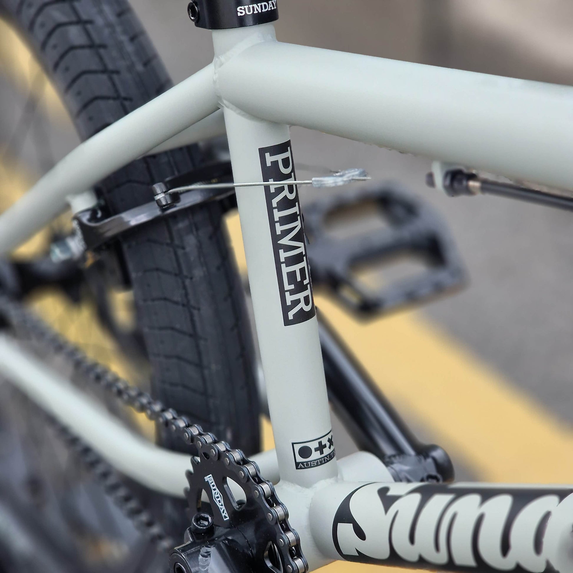 Sunday BMX Bikes Matte Battleship Grey / 20.75 Sunday Primer 20.75" TT Bike Matte Battleship Grey
