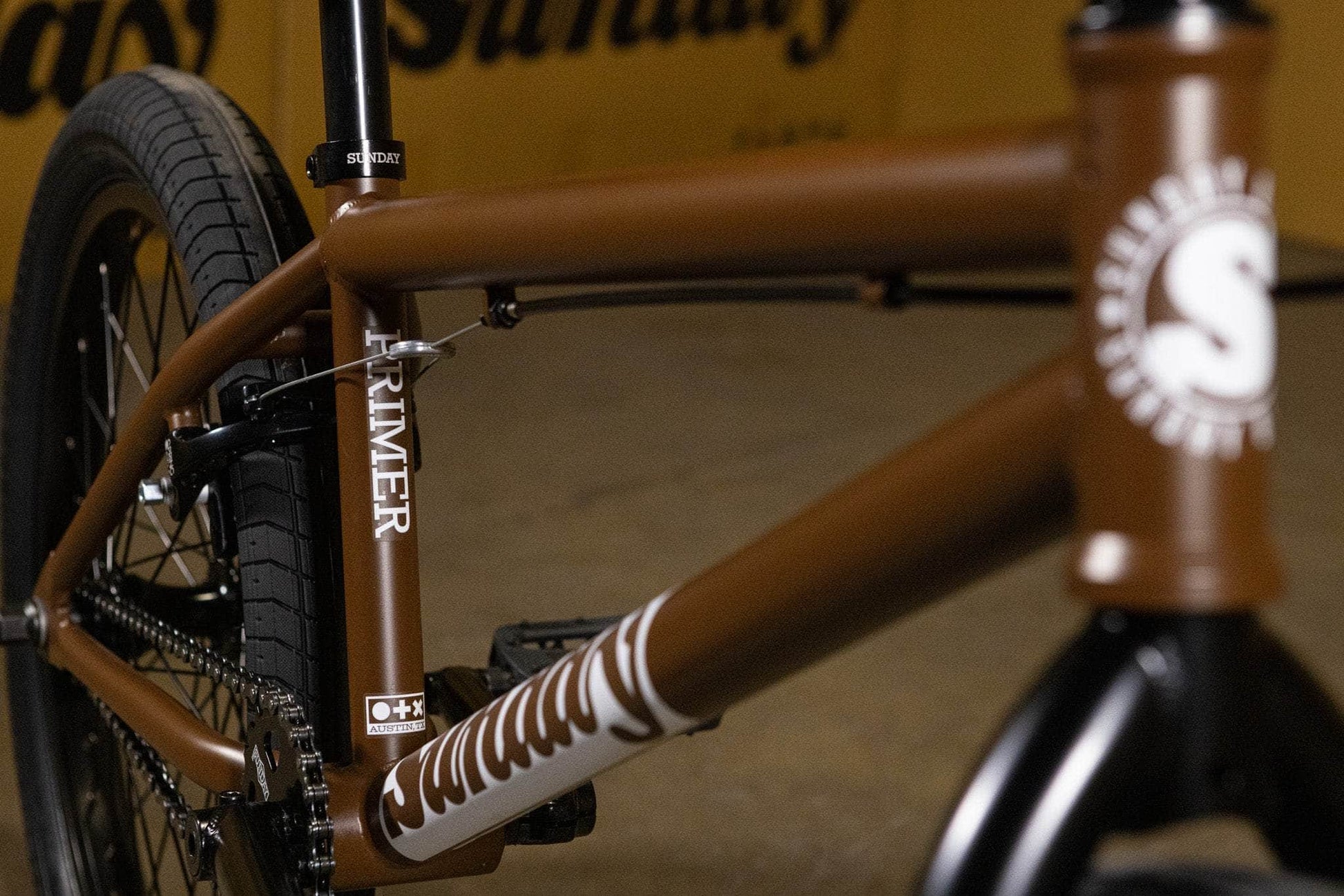 Sunday BMX Bikes Matte Dark Brown / 21 Sunday Primer 21" TT Bike Matte Dark Brown