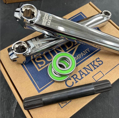 Sunday BMX Parts Sunday Saker V2 Cranks with Mid Bottom Bracket