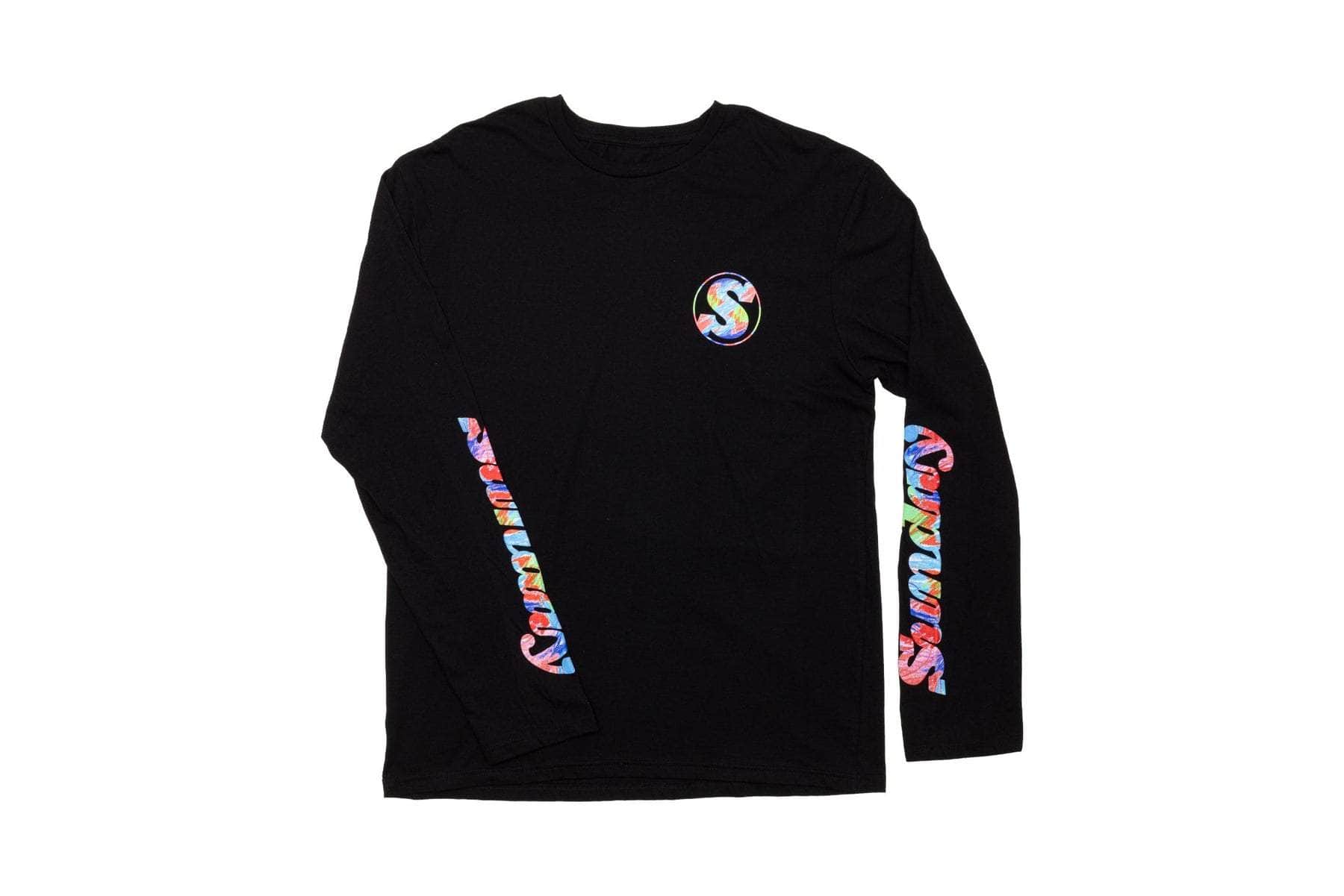 Sunday Clothing & Shoes Sunday Scribble Long Sleeve Shirt Black
