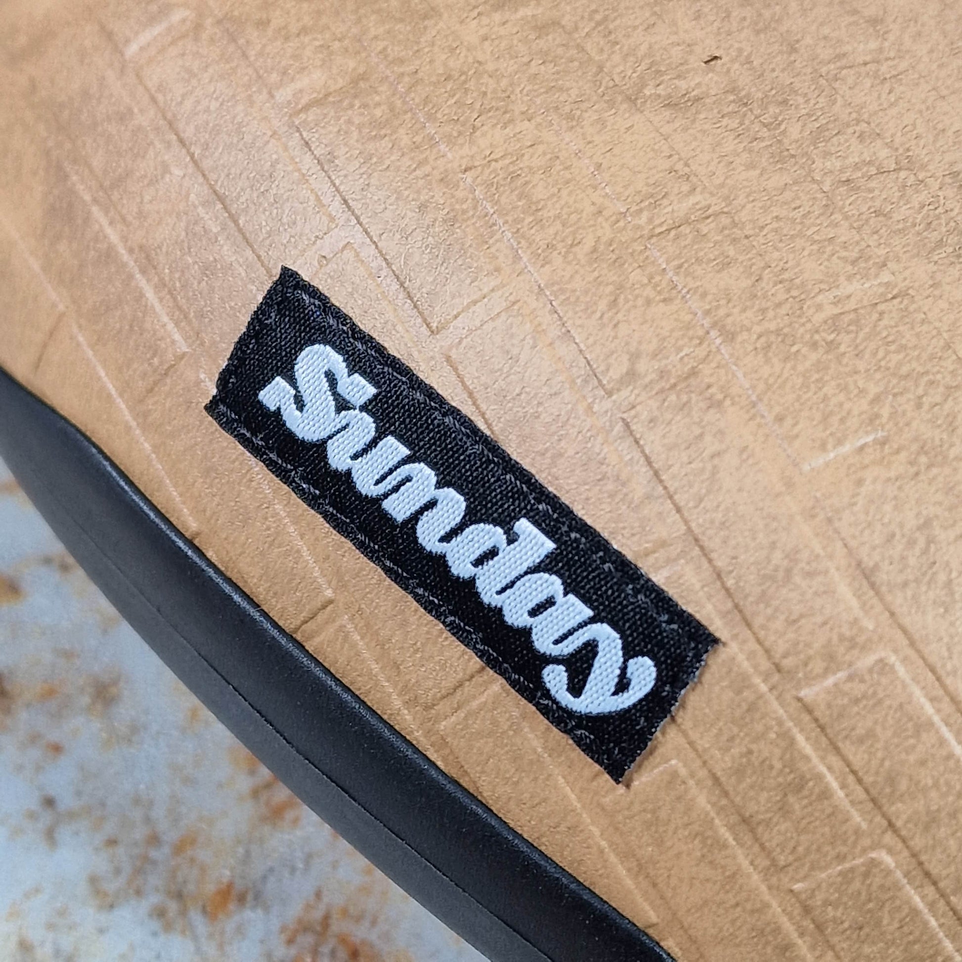 Sunday BMX Parts Brown Sunday Silva Brick Railed Cruiser Seat Brown