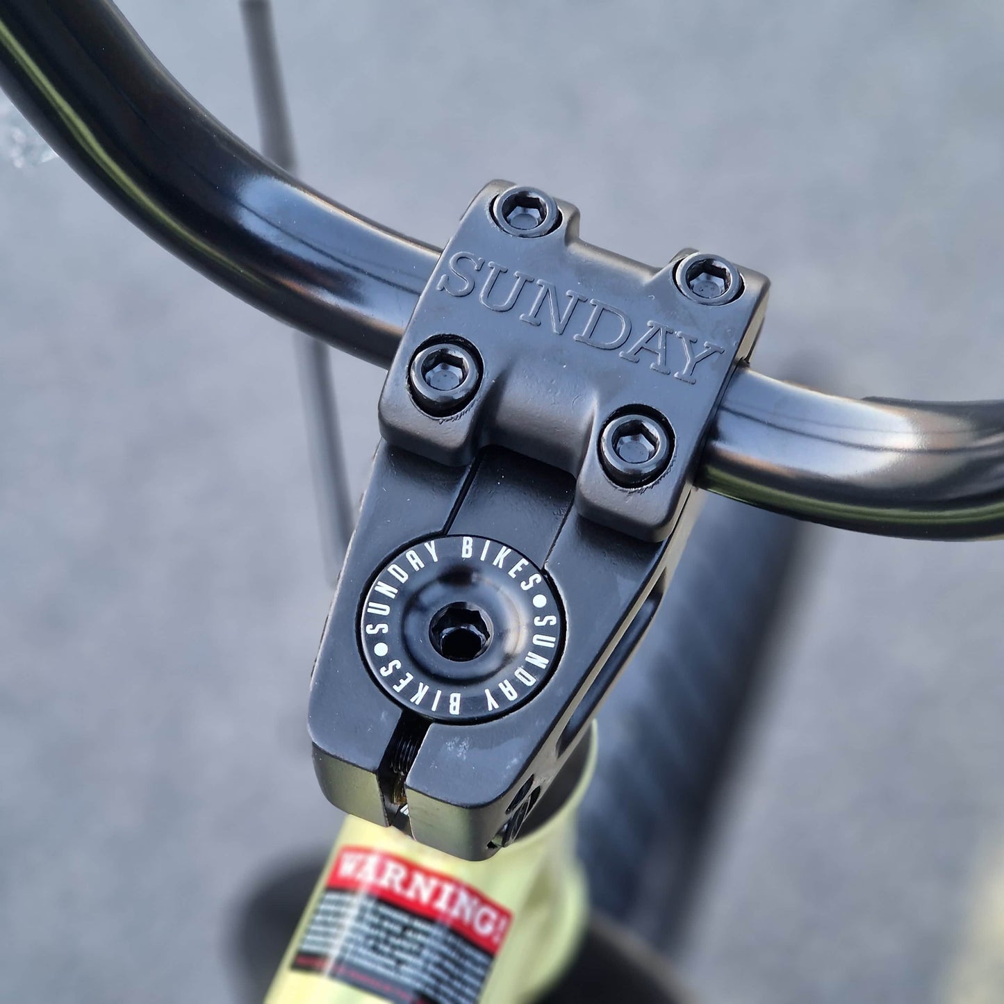 Sunday BMX Bikes Sunday Soundwave Special 21" TT Bike Gloss Notepad Yellow