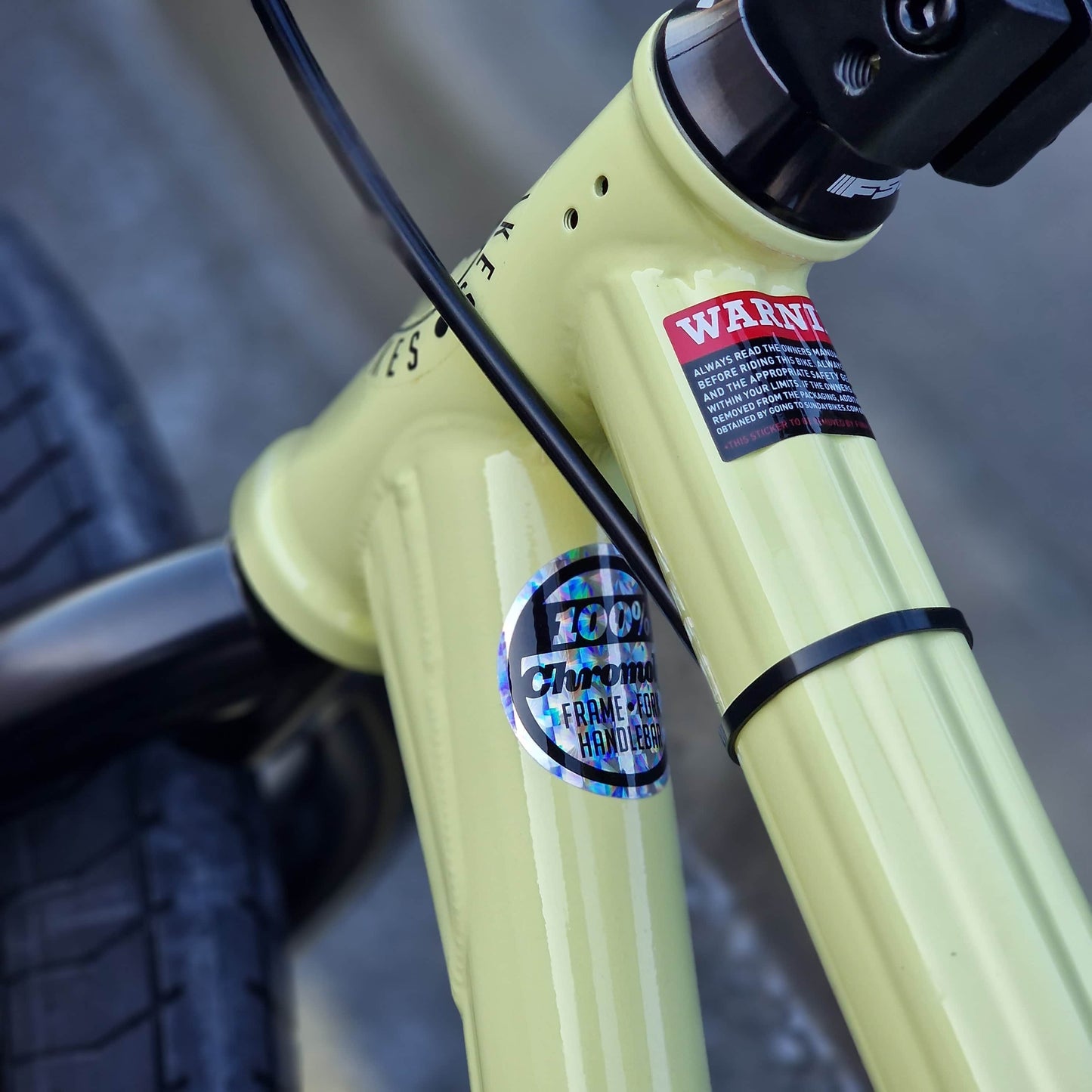 Sunday BMX Bikes Sunday Soundwave Special 21" TT Bike Gloss Notepad Yellow