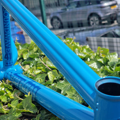 Sunday BMX Parts Sunday Soundwave v3 Frame Gloss Lichen Blue with Blue Decals