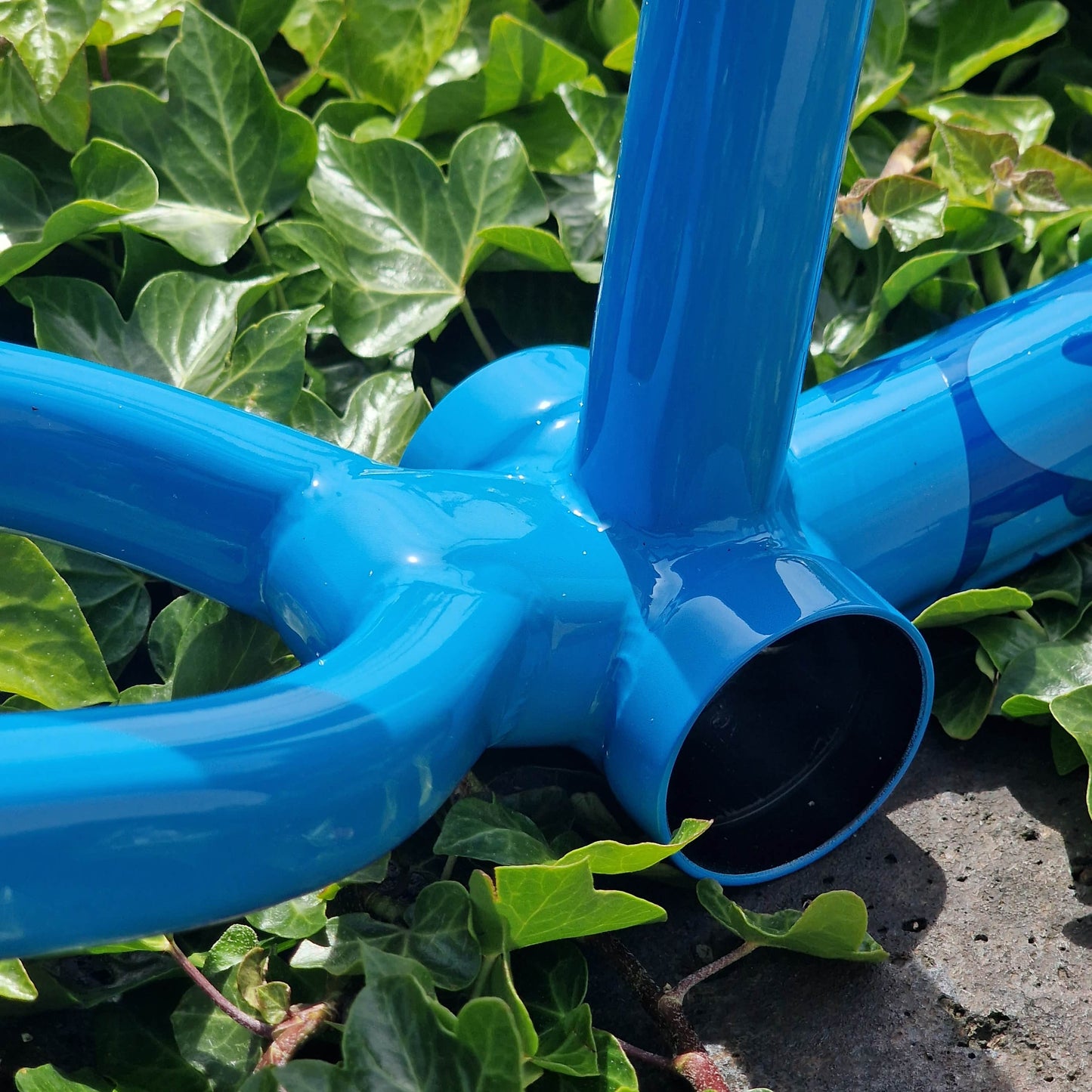 Sunday BMX Parts Sunday Soundwave v3 Frame Gloss Lichen Blue with Blue Decals