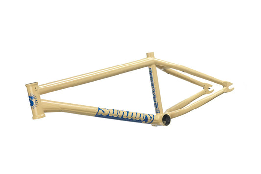 Sunday BMX Parts Sunday Soundwave v3 Frame Gloss Sand with Blue Decals