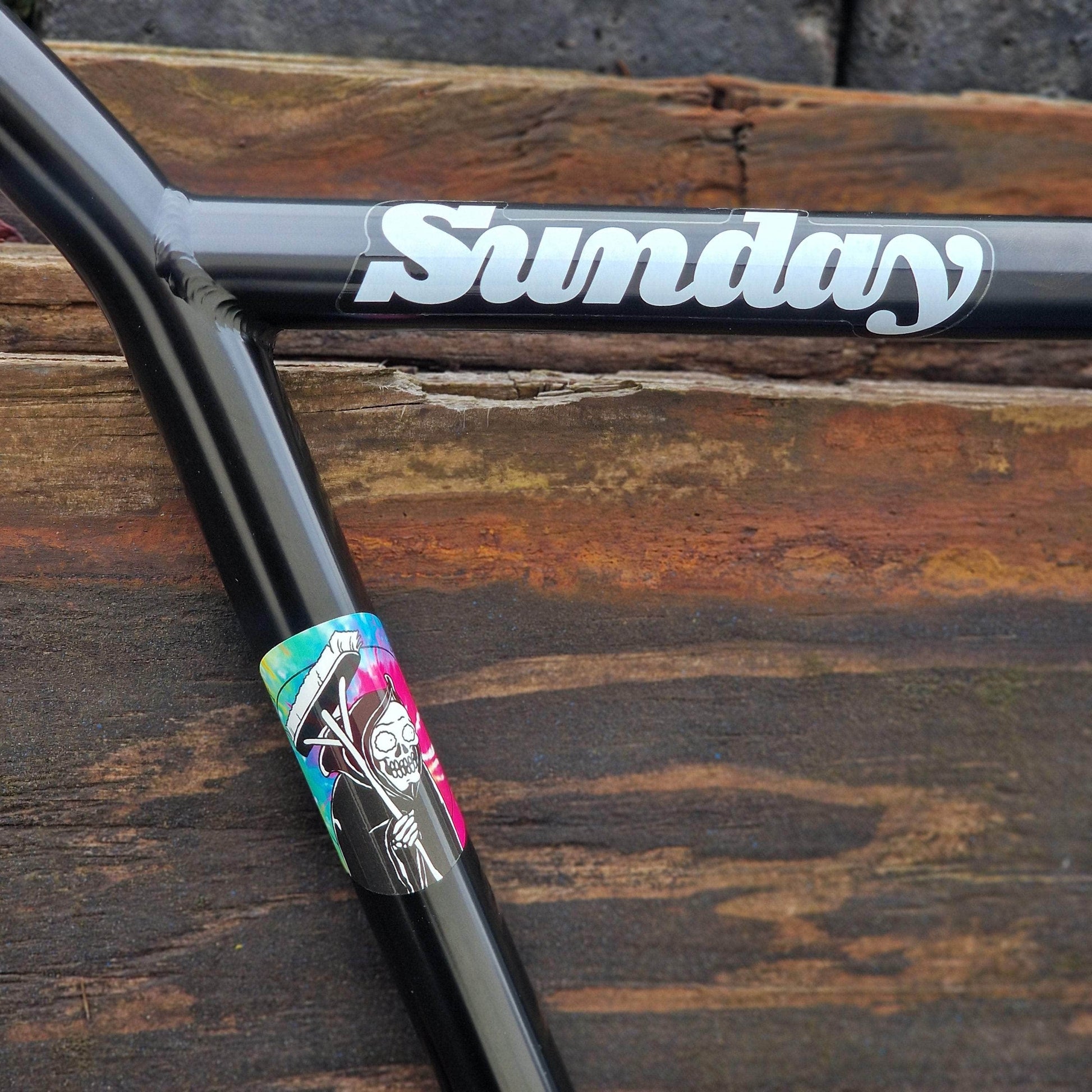 Sunday BMX Parts 9.25 / Rust Proof Black Sunday Street Sweeper 4 Piece Bars