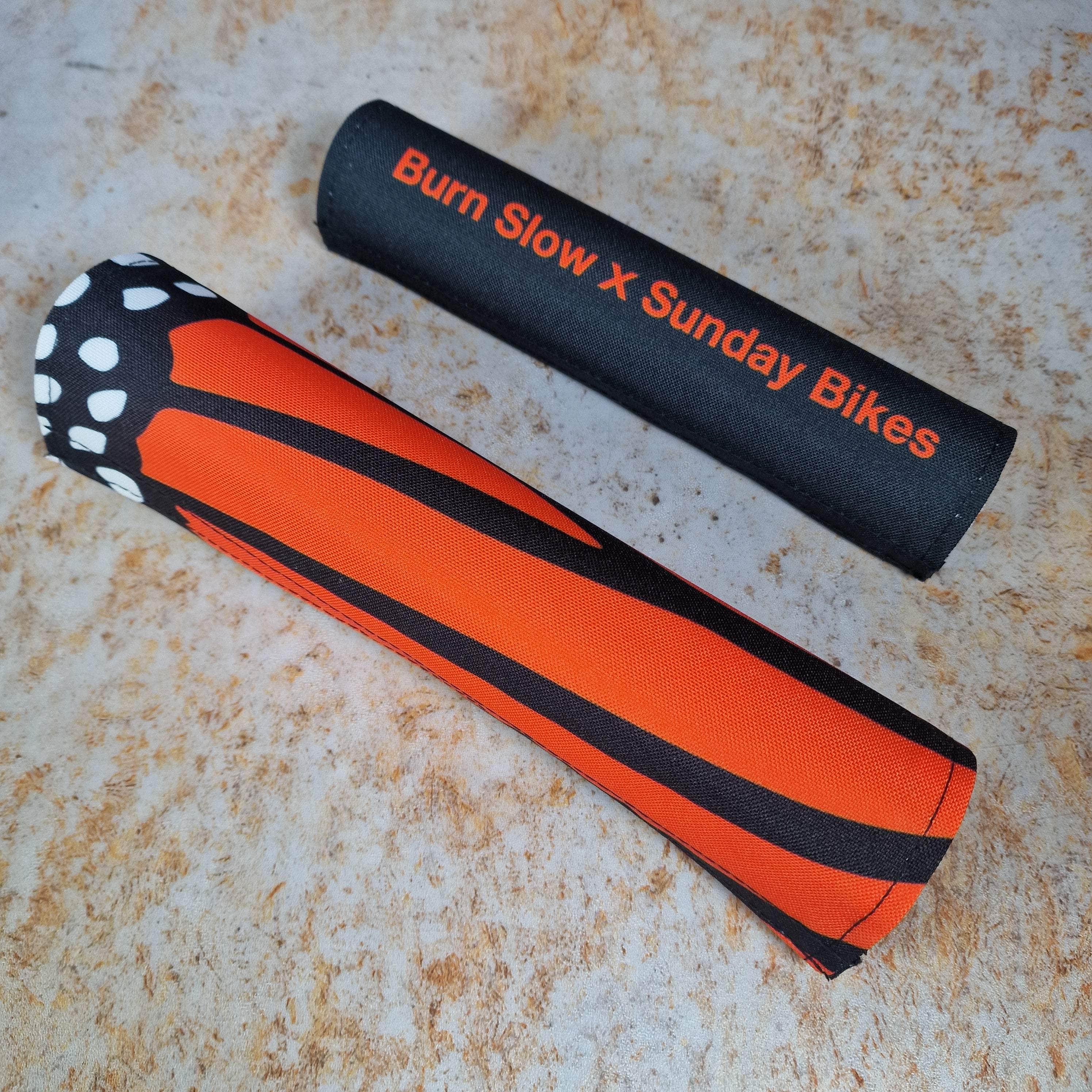 Sunday x Burn Slow BMX Pad Set Monarch / Branded | Alans BMX
