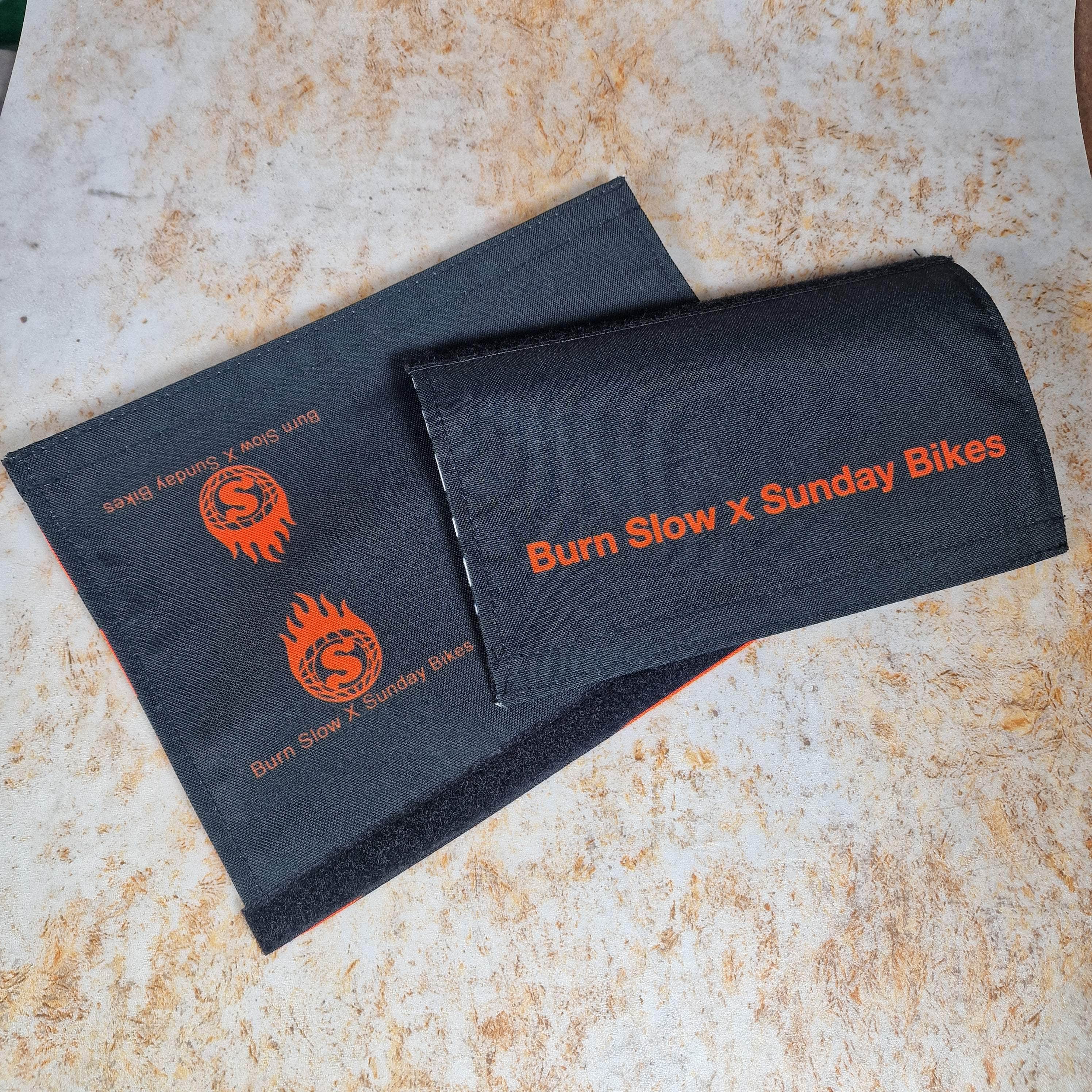 Sunday x Burn Slow BMX Pad Set Monarch / Branded | Alans BMX