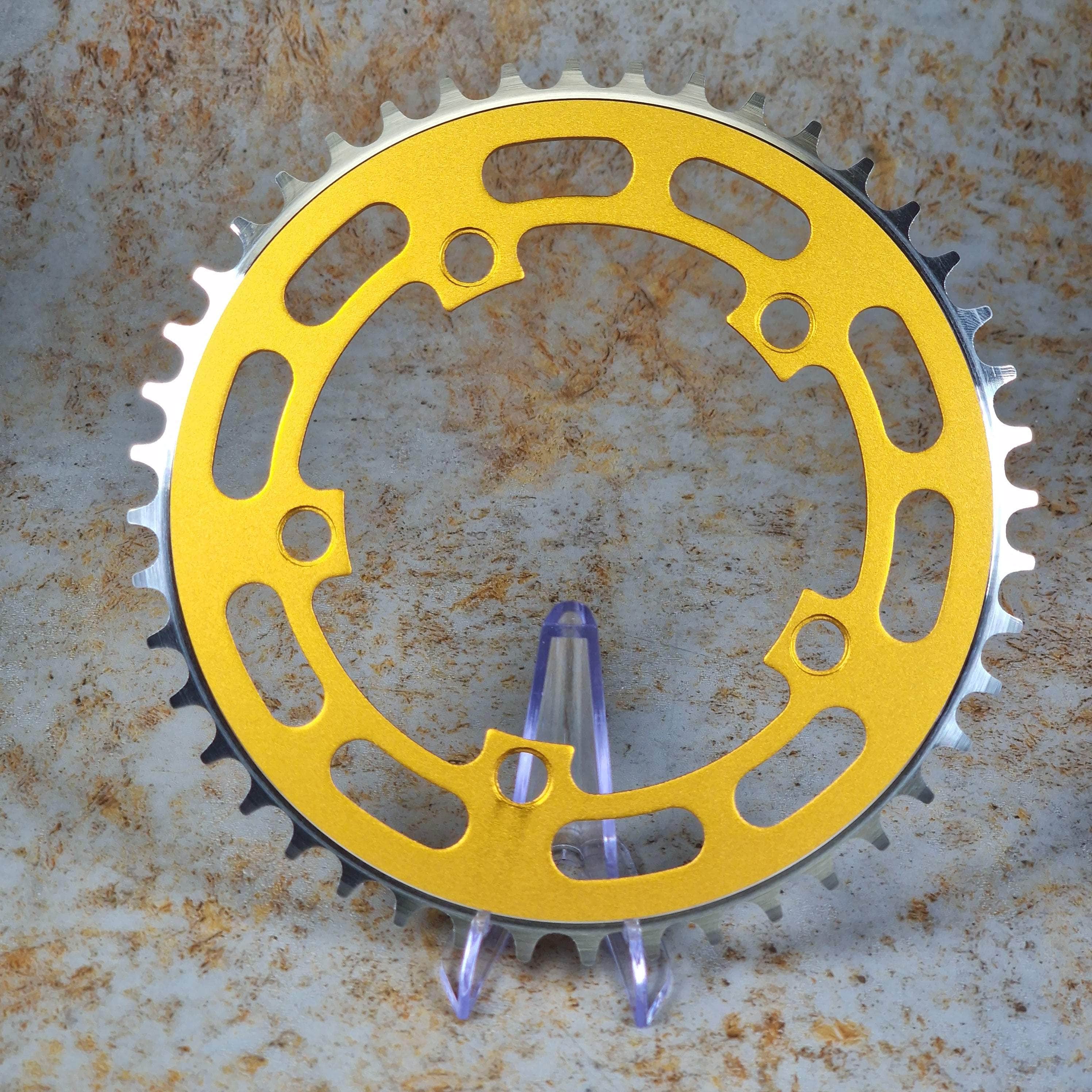☆【ヴィンテージ】サンツアー 43T BMX チェーンリング 110 BCD Vintage Tuf-Neck BMX Racing 43t Chainring Tiger 110 Silver USA | eBay