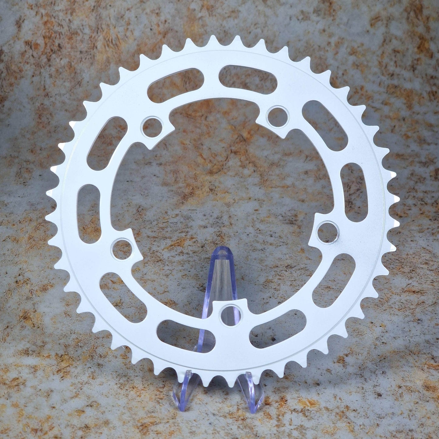 Tribal Bikes Old School BMX White / 44T SunTour - Style Alloy 5 Bolt 110 BCD Chainring