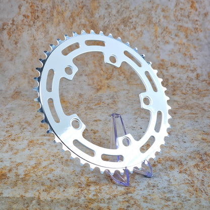 Tribal Bikes Old School BMX White / 44T SunTour - Style Alloy 5 Bolt 110 BCD Chainring