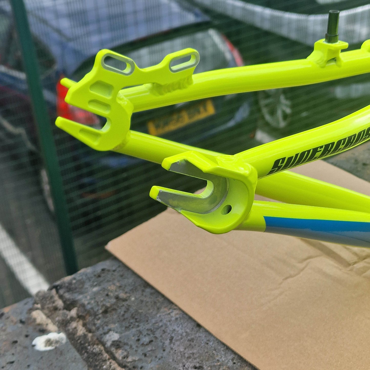 Supercross BMX BMX Racing Supercross BMX 2026 ENVY RS7 Race Frame Hi Vis Yellow