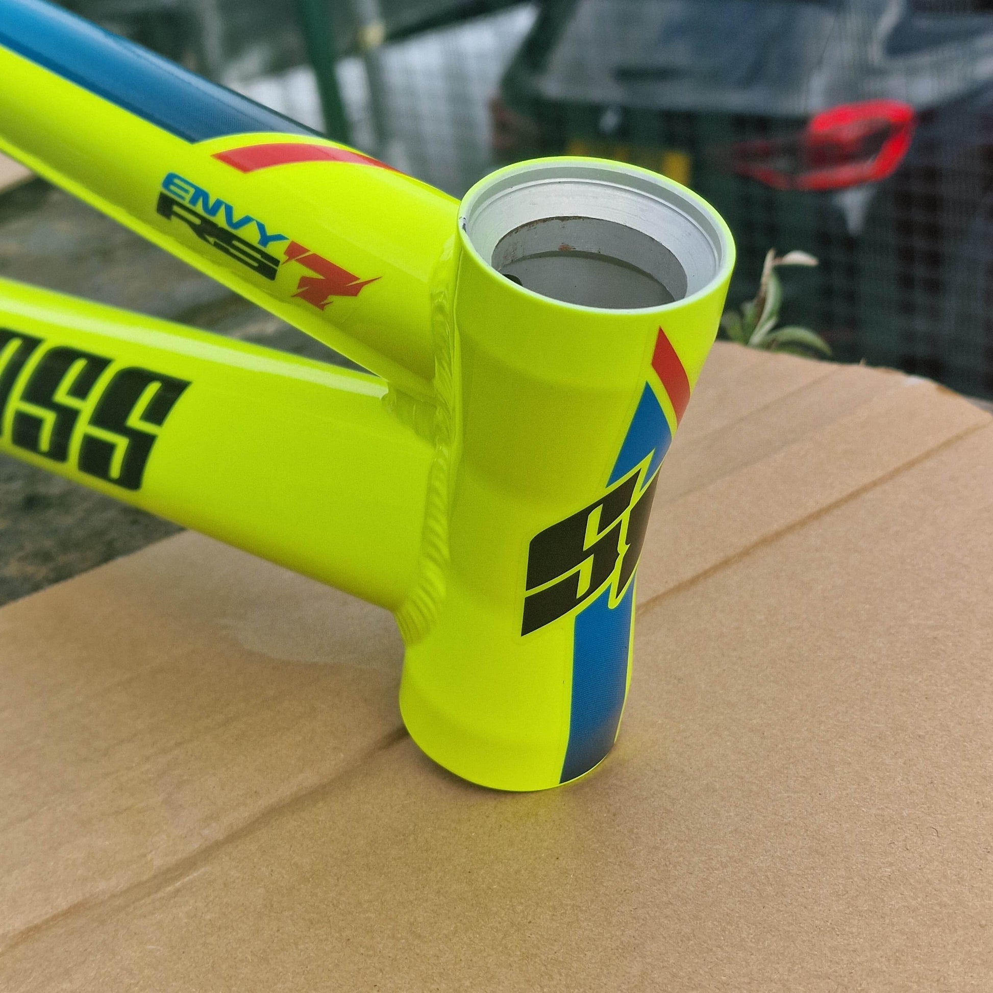 Supercross BMX BMX Racing Supercross BMX 2026 ENVY RS7 Race Frame Hi Vis Yellow