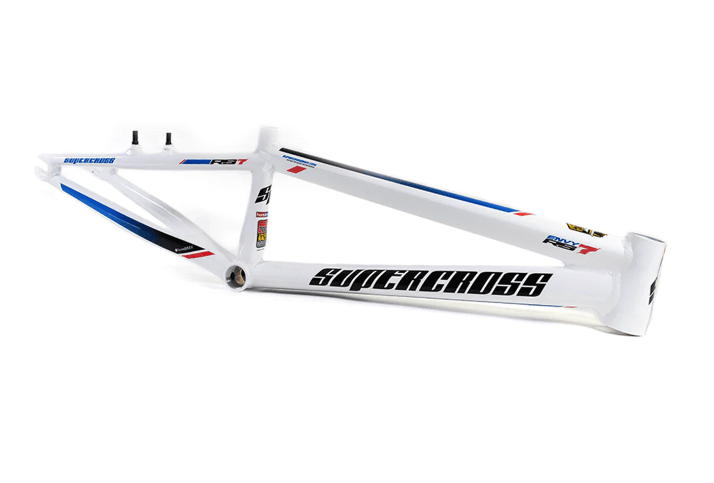 Supercross BMX BMX Racing Pro XL / Gloss White Supercross BMX ENVY RS7 OS20 Triple Butted Aluminium BMX Race Frame