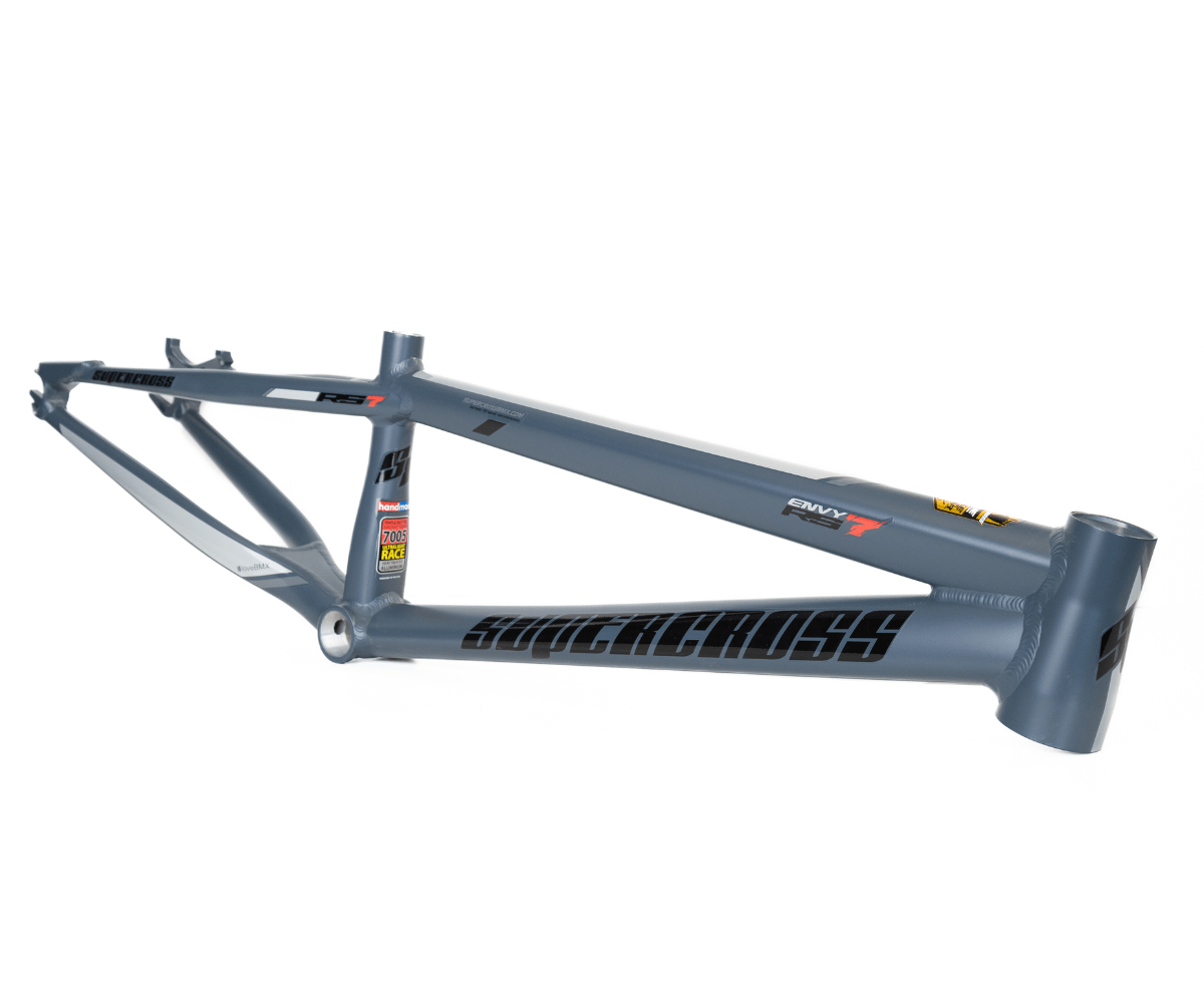 Supercross BMX BMX Racing Pro XL / Matte Grey Supercross BMX ENVY RS7 OS20 Triple Butted Aluminium BMX Race Frame