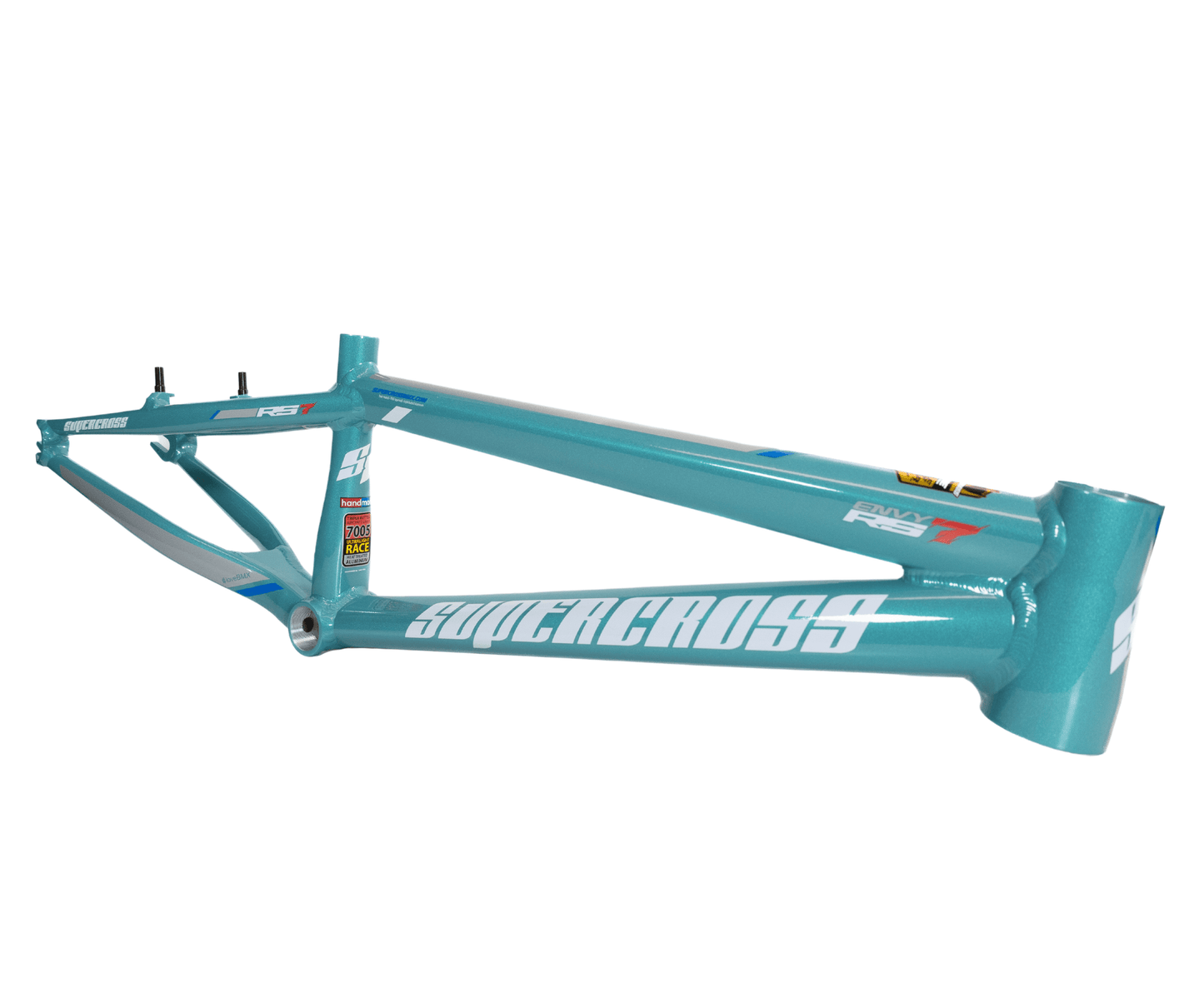 Supercross BMX BMX Racing Pro XL / Metallic Teal Supercross BMX ENVY RS7 OS20 Triple Butted Aluminium BMX Race Frame