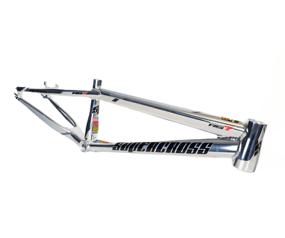 Supercross BMX BMX Racing Pro XL / Mirror Polished Supercross BMX ENVY RS7 OS20 Triple Butted Aluminium BMX Race Frame