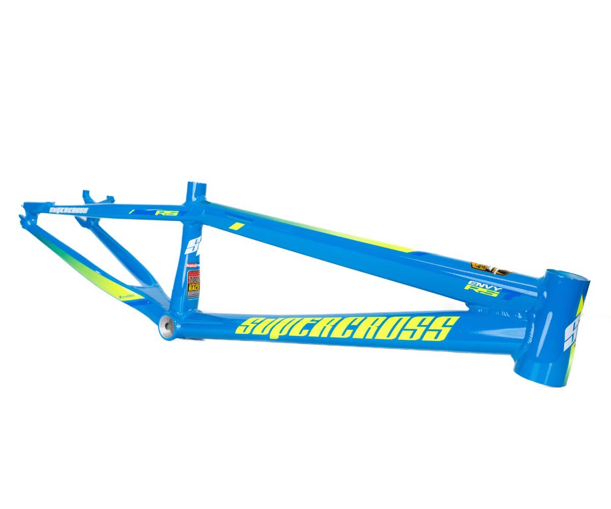 Supercross BMX BMX Racing Pro XXL / Cyan Blue Supercross BMX ENVY RS7 OS20 Triple Butted Aluminium BMX Race Frame