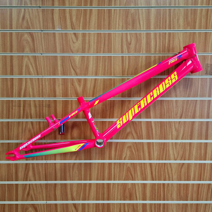 Supercross BMX BMX Racing Pro / Neon Pink Supercross BMX ENVY RS7 (PRO 20") Triple Butted Aluminium BMX Race Frame