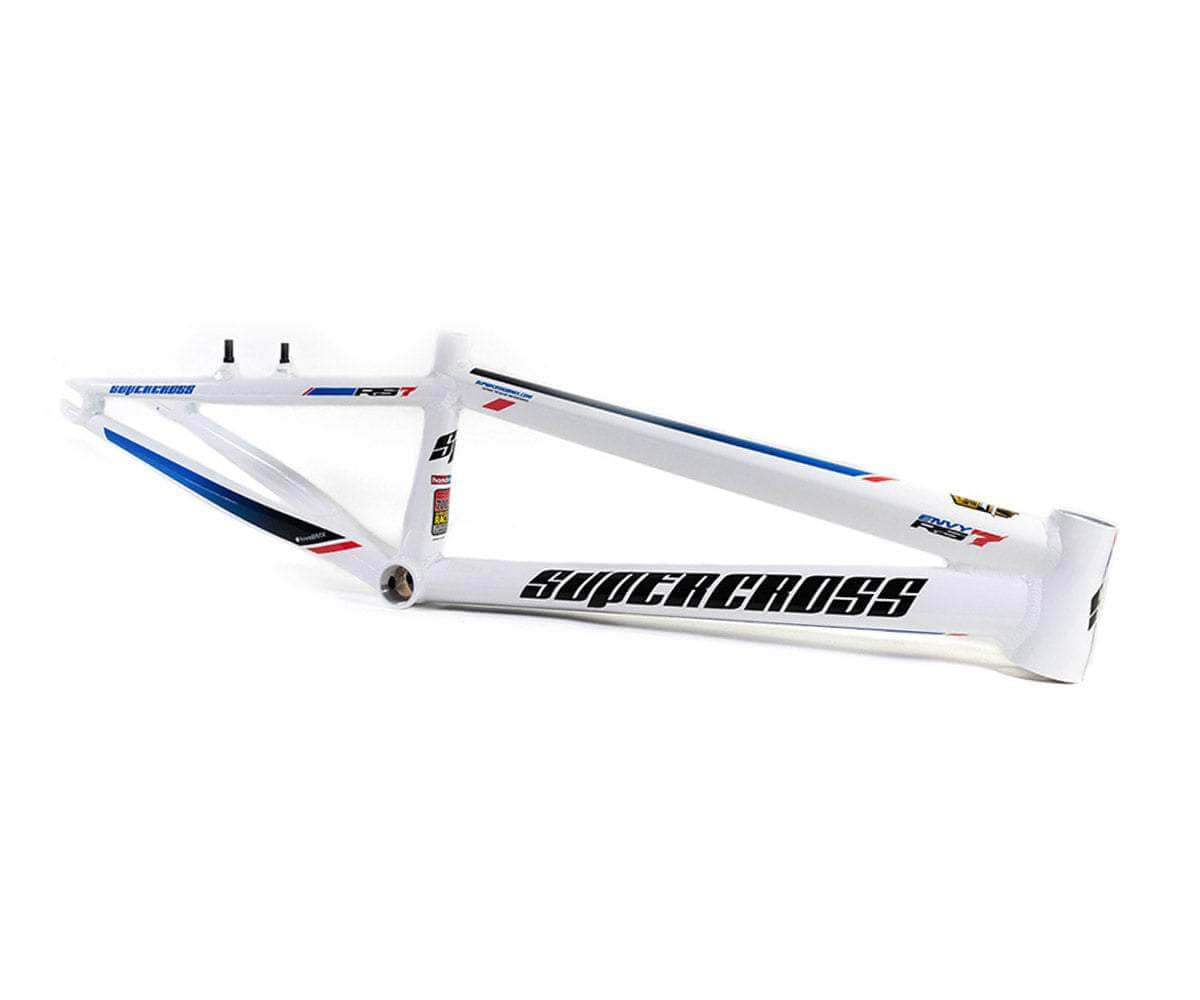 Supercross BMX BMX Racing Pro / Gloss White Supercross BMX | ENVY RS7 (PRO 20") Triple Butted Aluminum BMX Race Frame