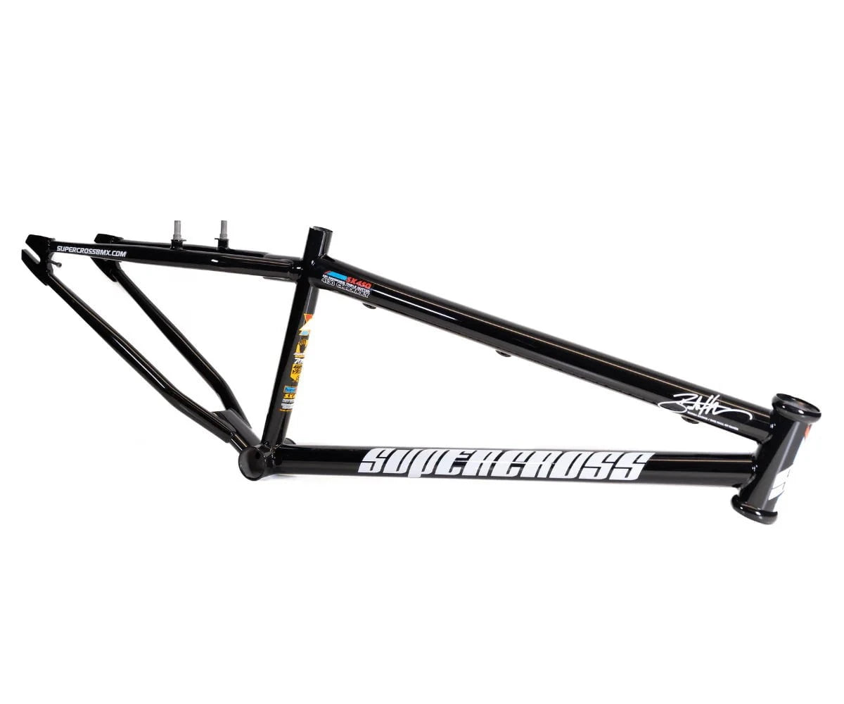 Supercross BMX BMX Racing Pro / Jet Black Supercross BMX SX450 Bubba Harris Edition Cro-Mo Race Frame