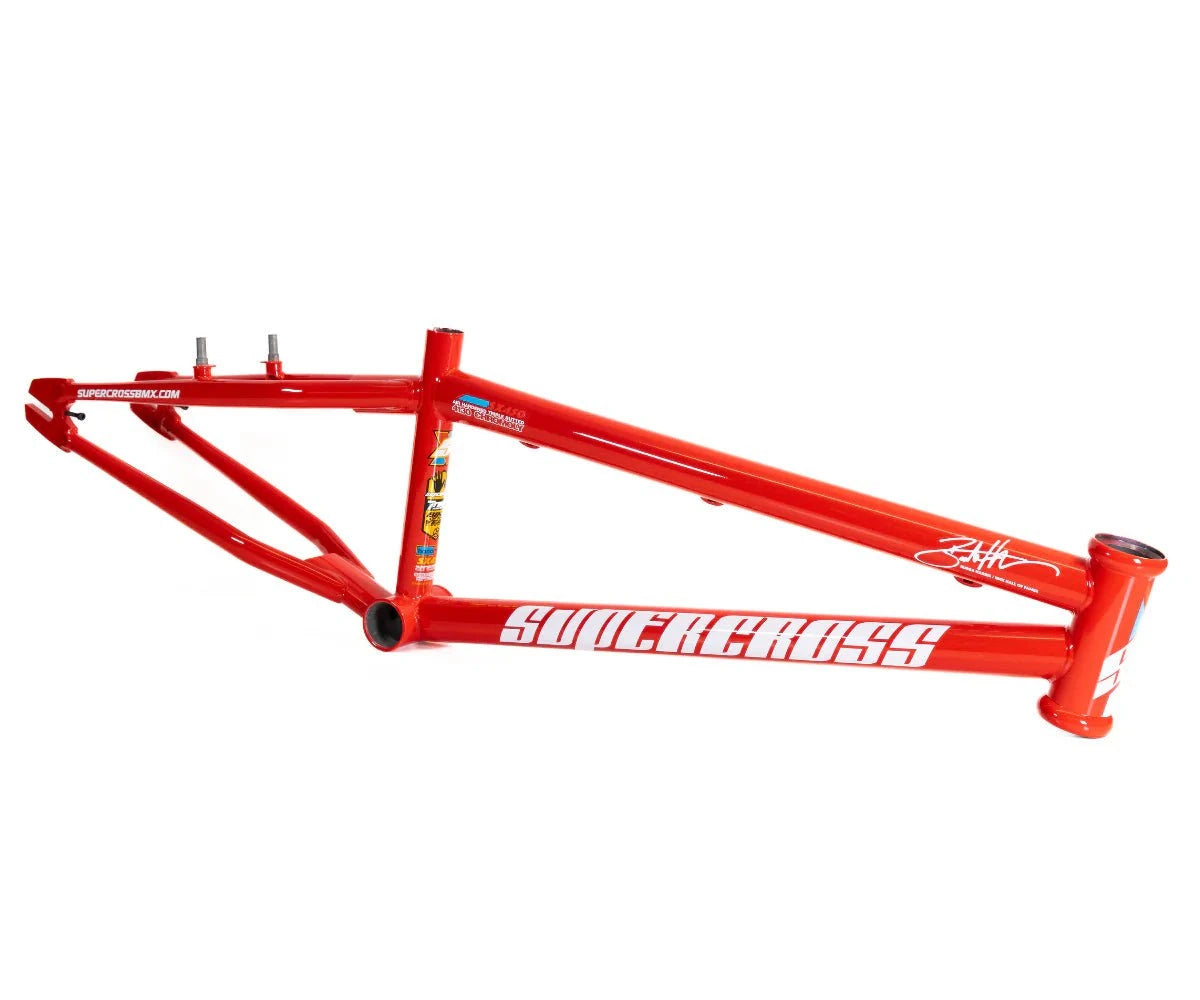 Supercross BMX BMX Racing Pro / Racing Red Supercross BMX SX450 Bubba Harris Edition Cro-Mo Race Frame
