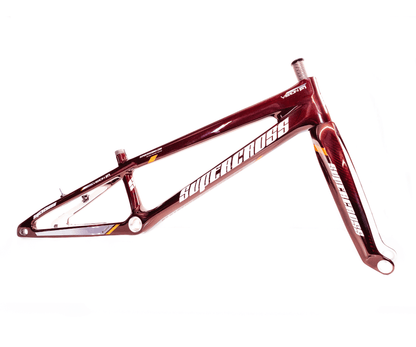 Supercross BMX BMX Racing Mini / Clear Red Supercross BMX | Vision F1 - Carbon Fiber Racing Chassis