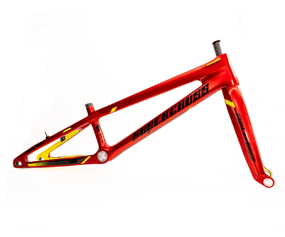 Supercross BMX BMX Racing Mini / Demon Red Supercross BMX | Vision F1 - Carbon Fiber Racing Chassis