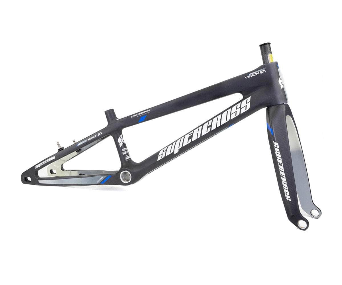 Supercross BMX BMX Racing Mini / Matte Eclipse Supercross BMX | Vision F1 - Carbon Fiber Racing Chassis