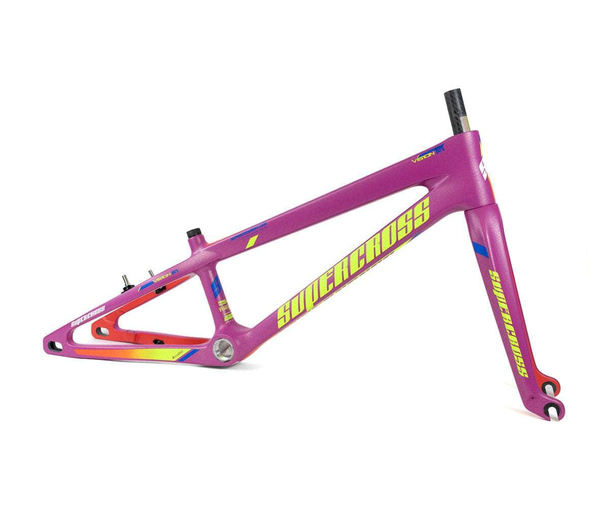 Supercross BMX BMX Racing Mini / Prime Pink Supercross BMX | Vision F1 - Carbon Fiber Racing Chassis