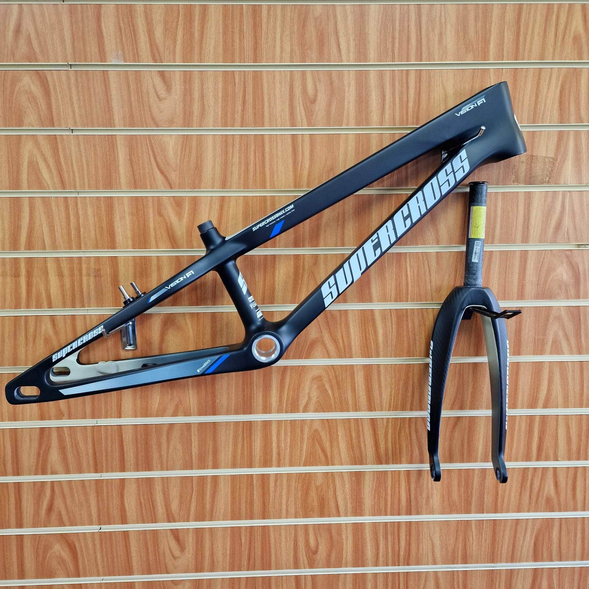 Supercross BMX BMX Racing Mini / Matte Eclipse Supercross BMX Vision F1 Carbon Fibre Racing Chassis