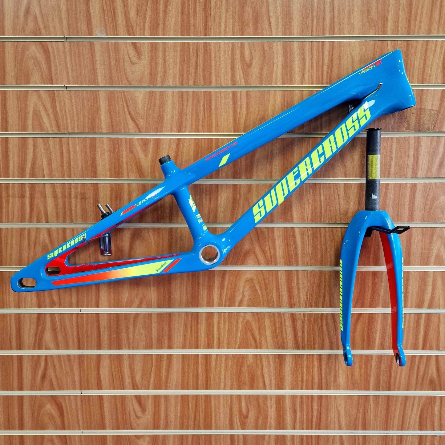 Supercross BMX BMX Racing Mini / Prime Blue Supercross BMX Vision F1 Carbon Fibre Racing Chassis