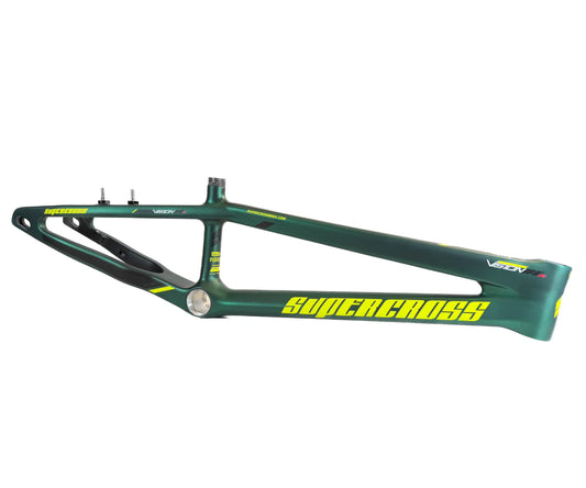 Supercross BMX BMX Racing Supercross BMX Vision F1x Carbon Fibre Race Frame British Racing Green