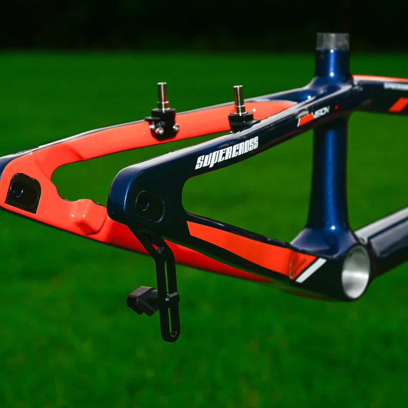 Supercross BMX BMX Racing Supercross BMX Vision F1x Carbon Fibre Race Frame Metallic Blue