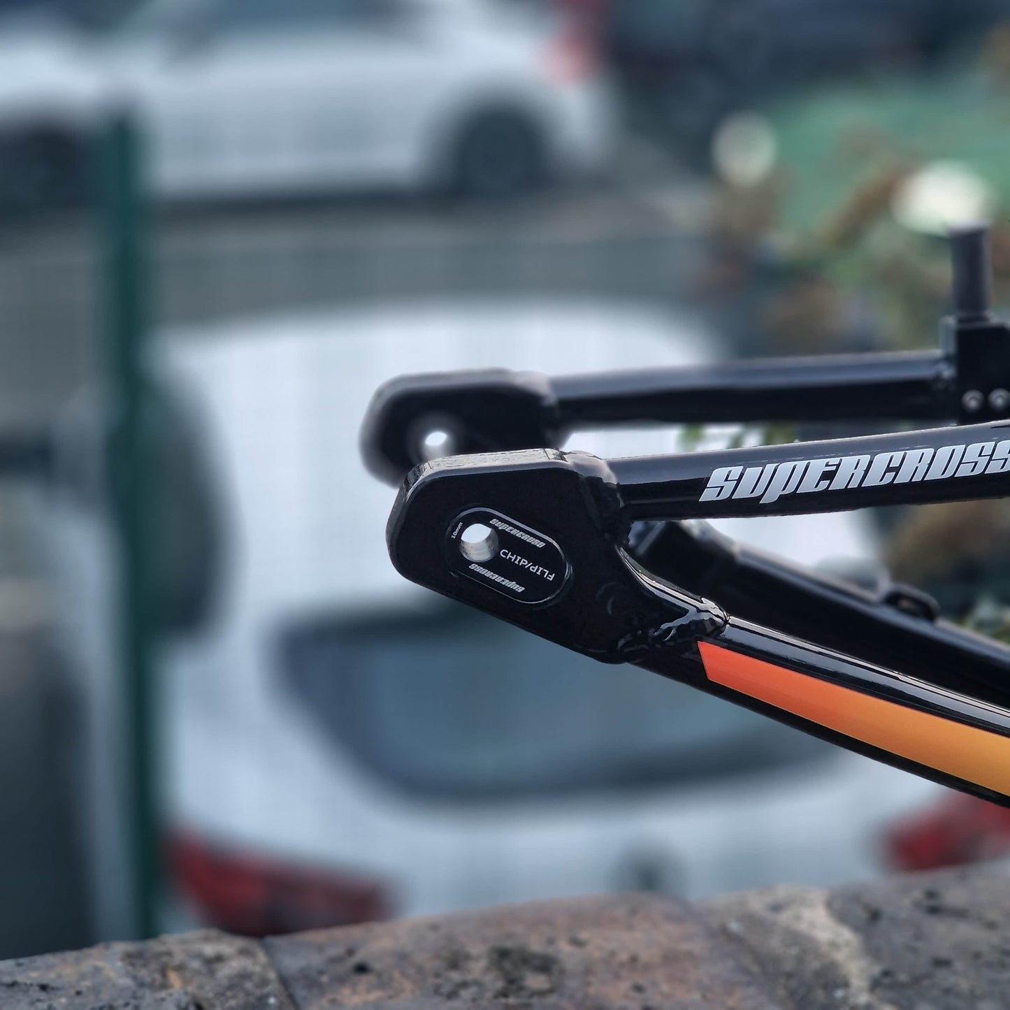 Supercross BMX BMX Racing Supercross BMX Vision RSX Aluminium Race Frame Black Chrome