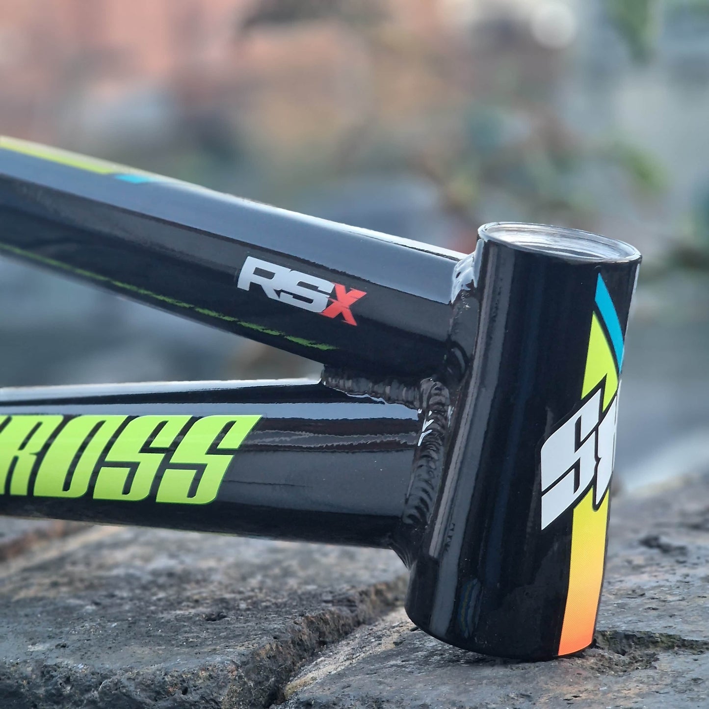 Supercross BMX BMX Racing Supercross BMX Vision RSX Aluminium Race Frame Black Chrome