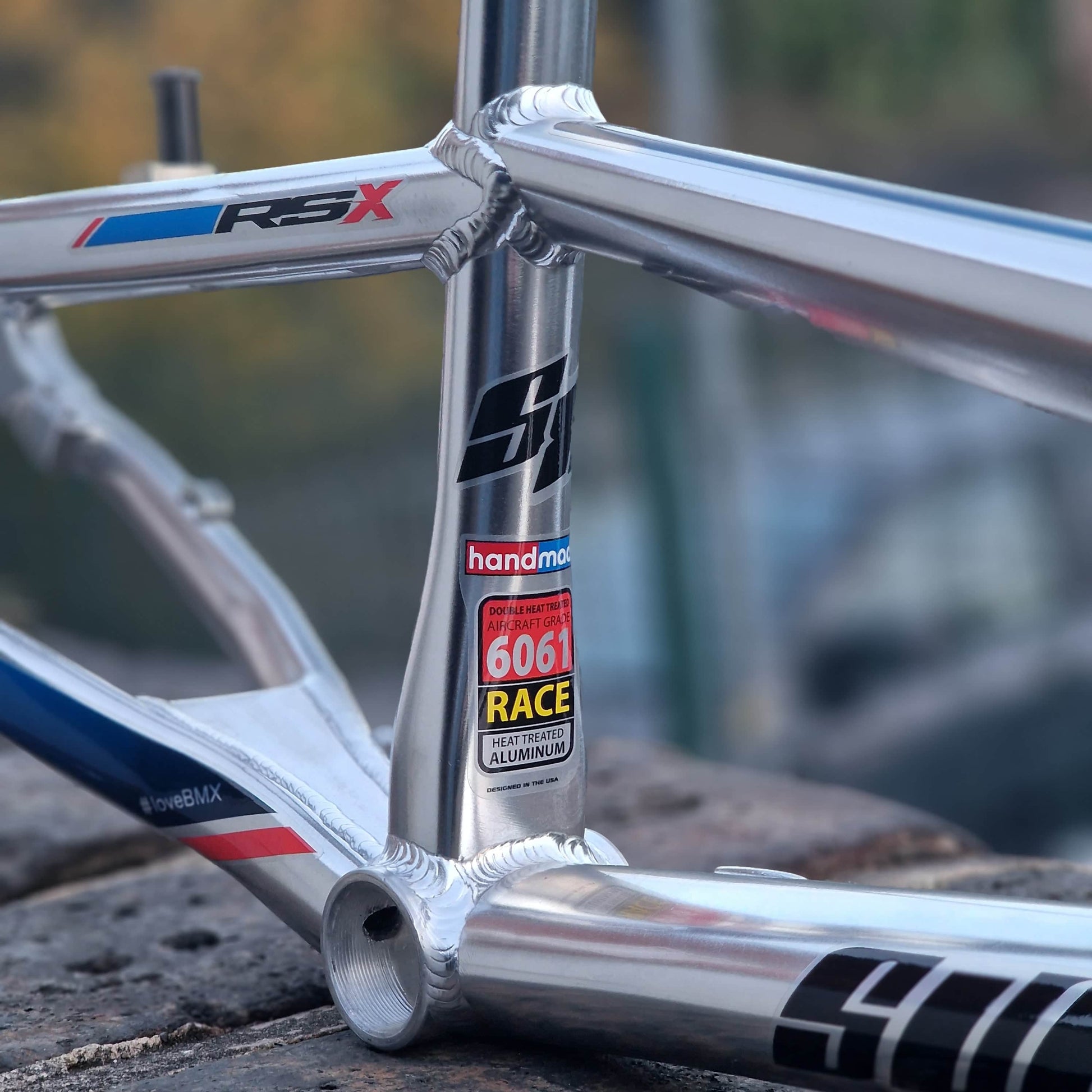 Supercross BMX BMX Racing Supercross BMX Vision RSX Aluminium Race Frame Mirror Polished