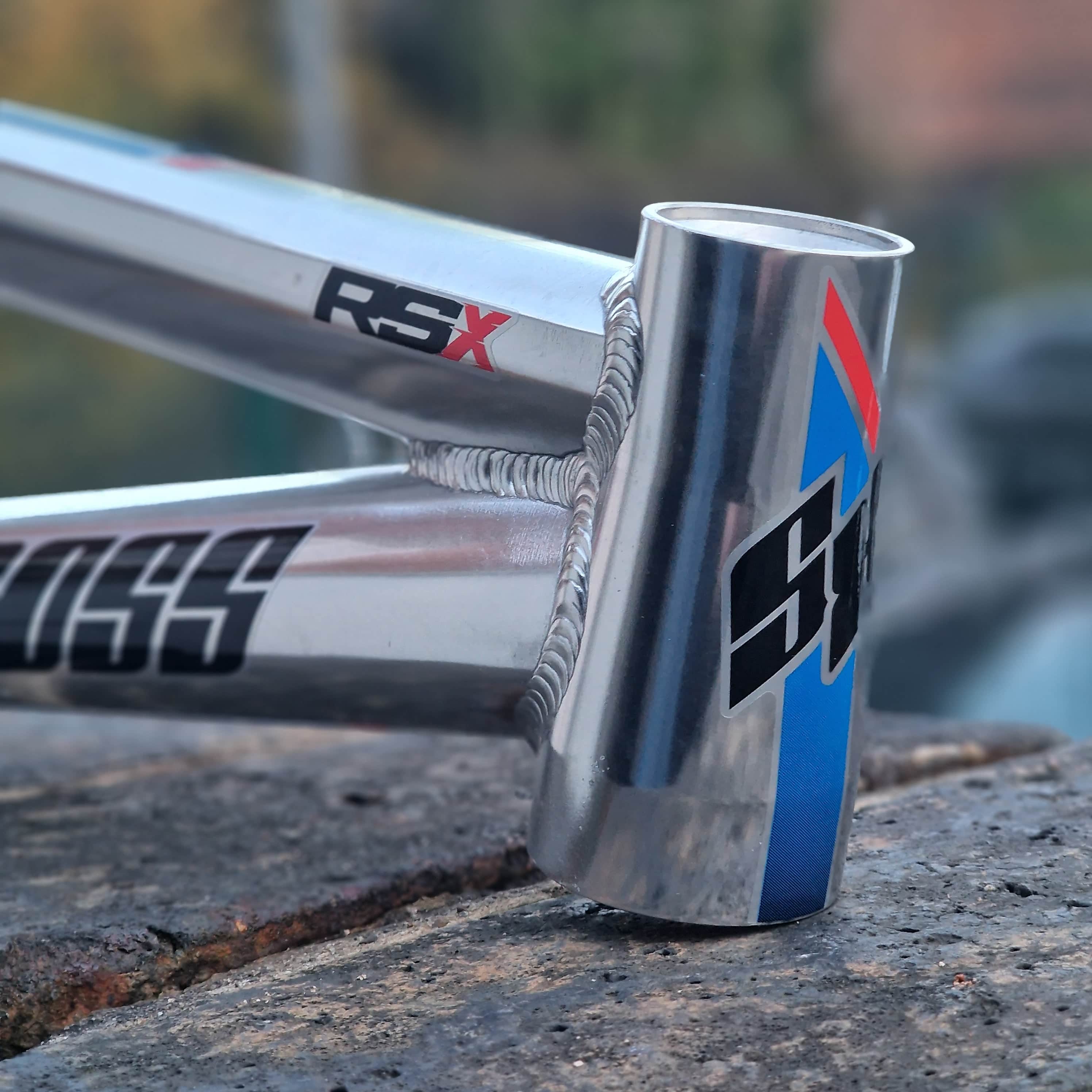 Supercross BMX Vision RSX Aluminium Race Frame Mirror Polished
