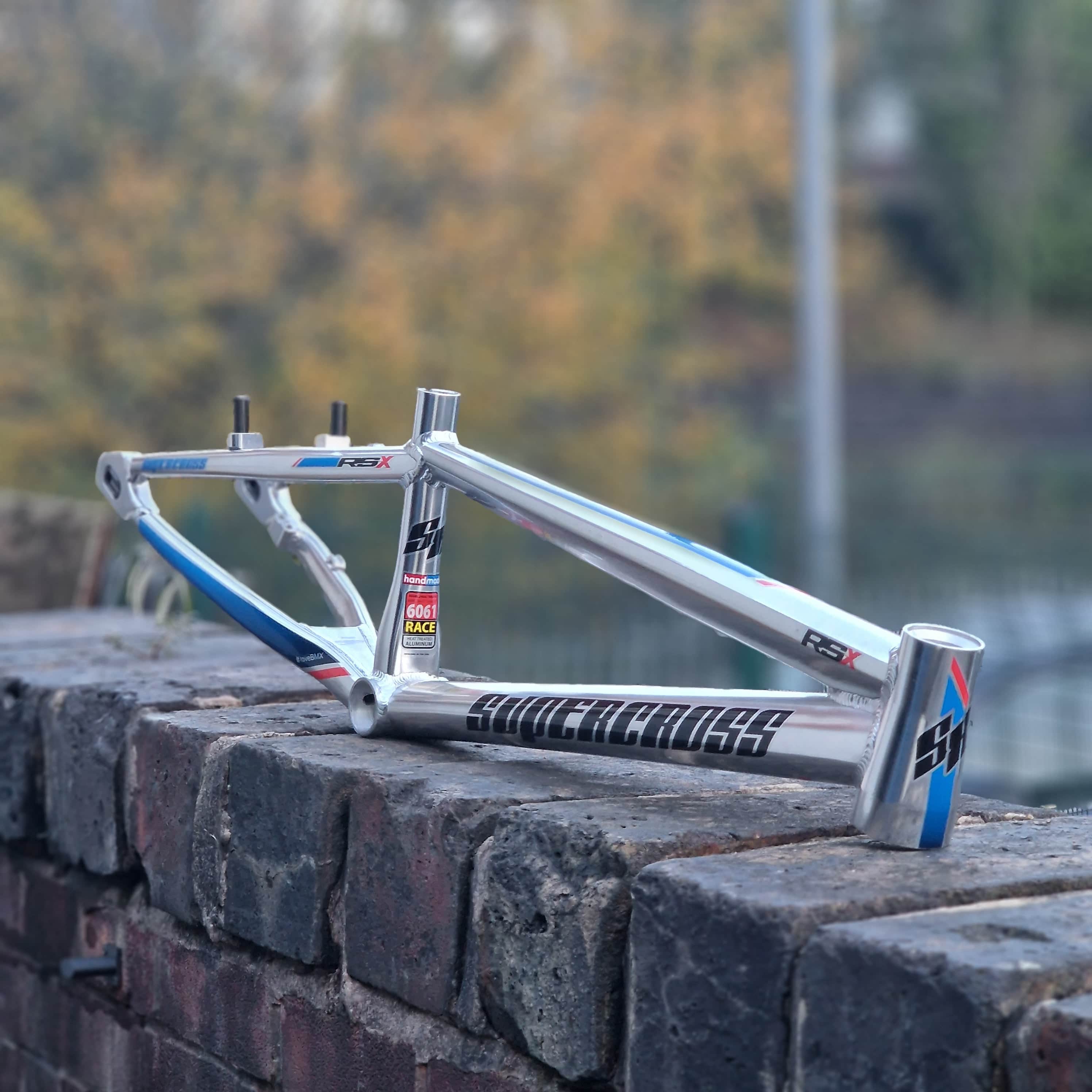 Supercross BMX Vision RSX Aluminium Race Frame Mirror Polished