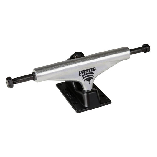 Sushi Skateboards Silver/Black Sushi 5.25" Skateboard Trucks Pair