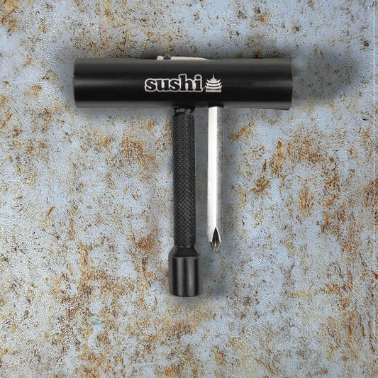 Sushi Skateboards Black Sushi Ninja Metal Skateboard T Tool Black