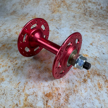 Suzue Old School BMX Red / Front Suzue Loose Ball Large Flange Hub NOS
