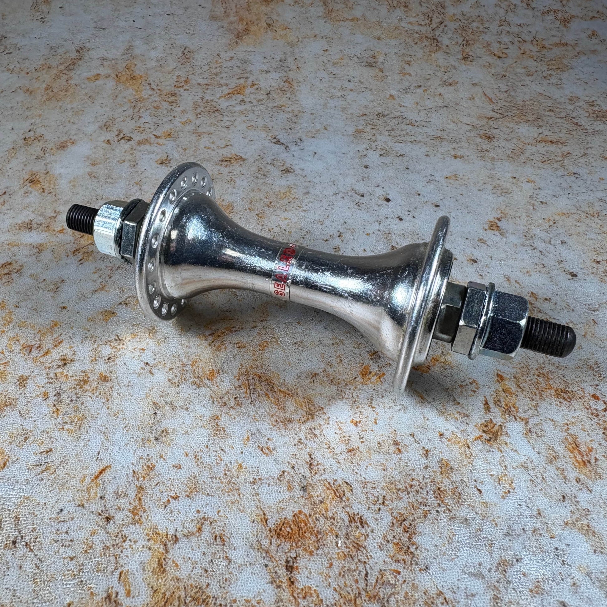 Suzue Old School BMX Suzue Small Flange Loose Ball Hubs Front Silver NOS