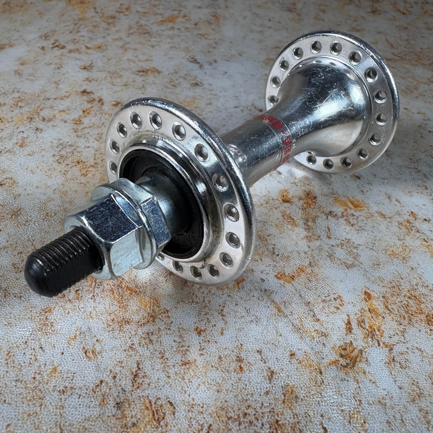 Suzue Old School BMX Suzue Small Flange Loose Ball Hubs Front Silver NOS
