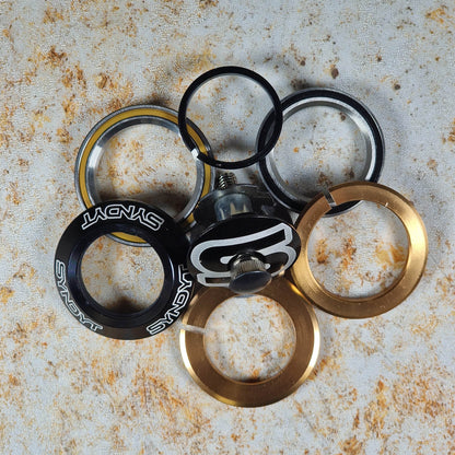 Syndyt BMX Racing Black Syndyt Expert 1” to 1 1/8” Integrated Headset
