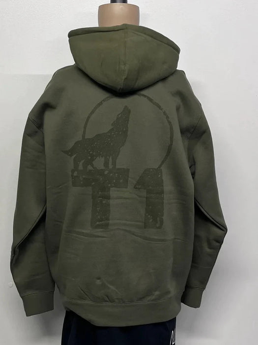 T1 Clothing & Shoes T1 Terrible One Wolf Zip Hoody Olive