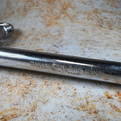 Takagi Old School BMX Takagi One Piece Crank 175mm Chrome Used Survivor