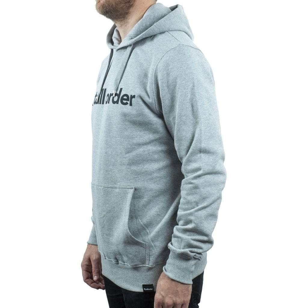 Federal Clothing & Shoes Tall Order Font Hoodie Grey