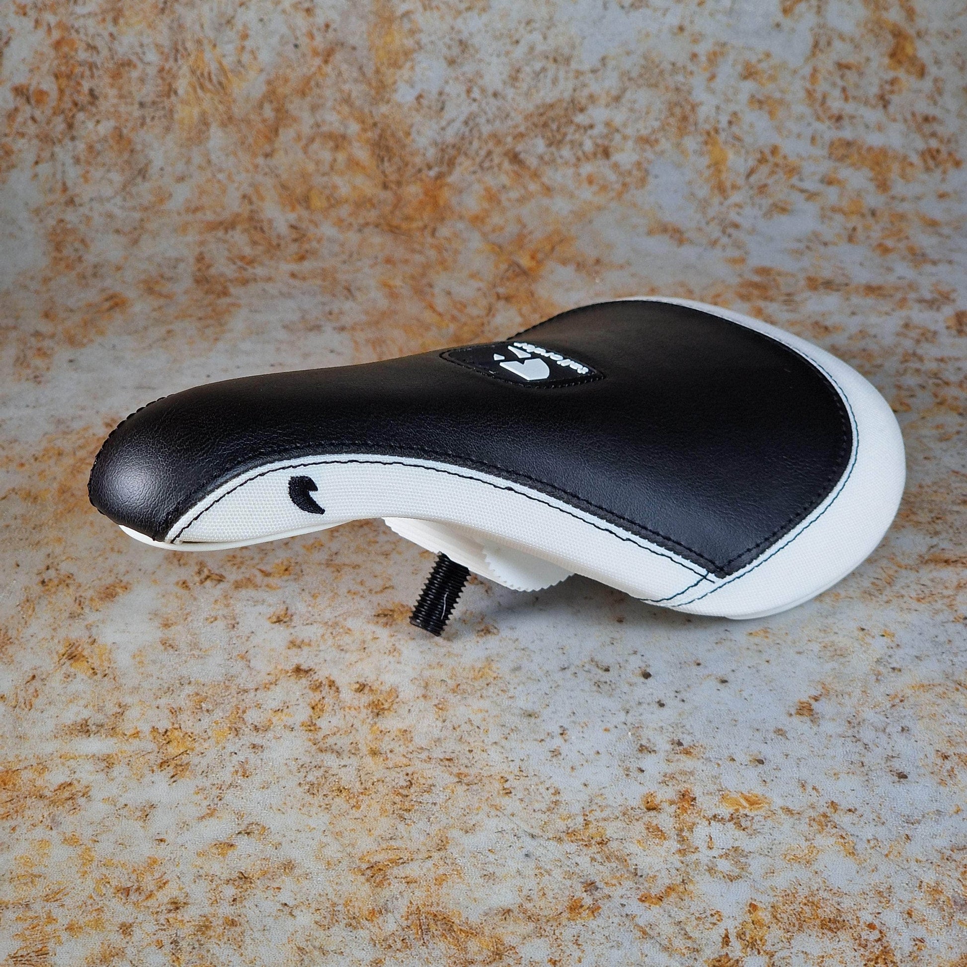 Tall Order BMX Parts Tall Order Logo Slim Pivotal Seat Black/White